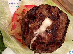 The perfect healthy burger for summertime and backyard BBQ's.