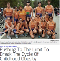 Article in SMM about The Cycle Project Triathlon Team